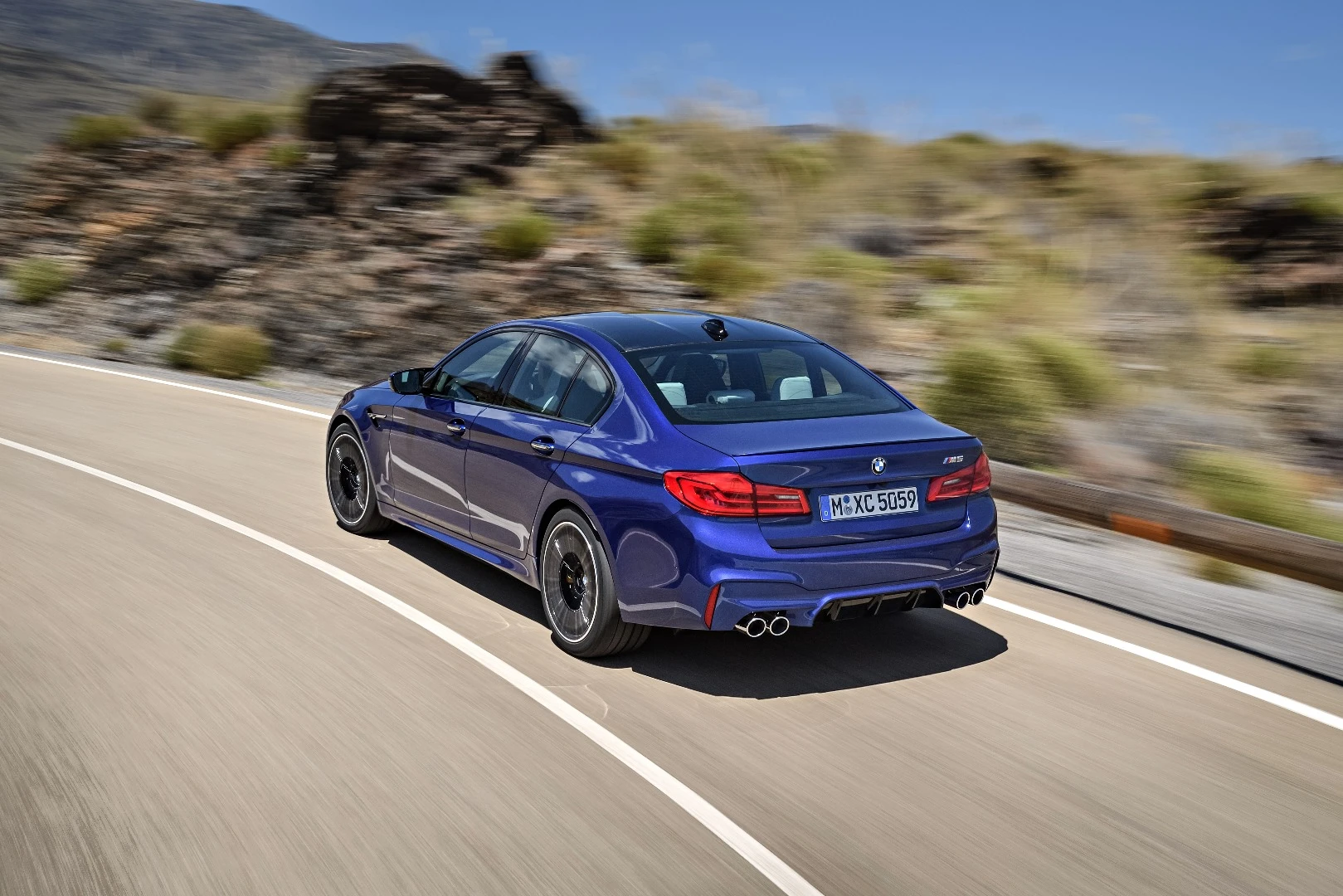 The M5 is lightning quick, but BMW says it can back the performance up in the corners