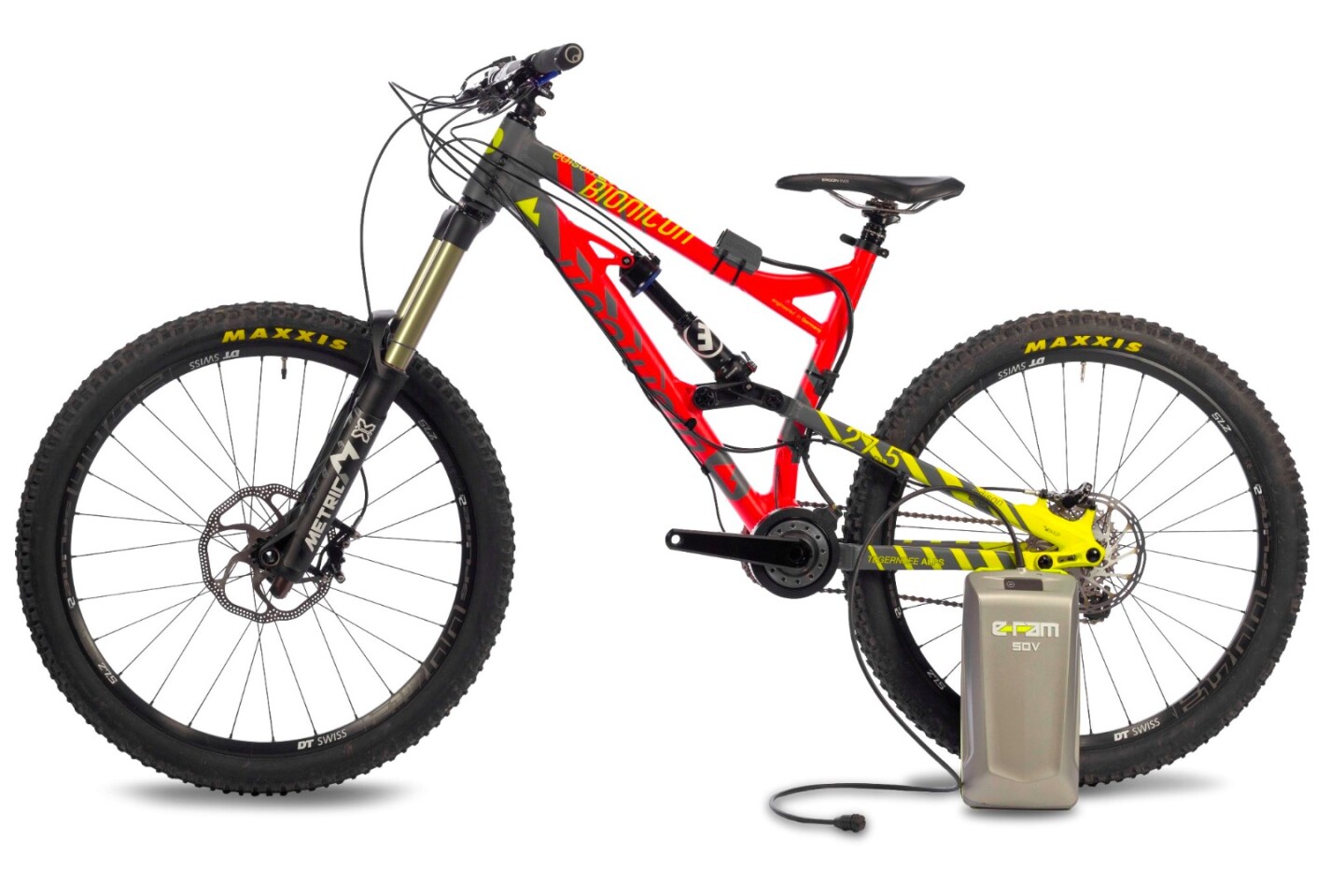 Bionicon's e-ram-equipped Edison Evo, and its battery