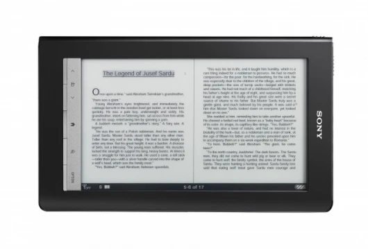 Easier reading via a larger viewing screen on he Daily Edition