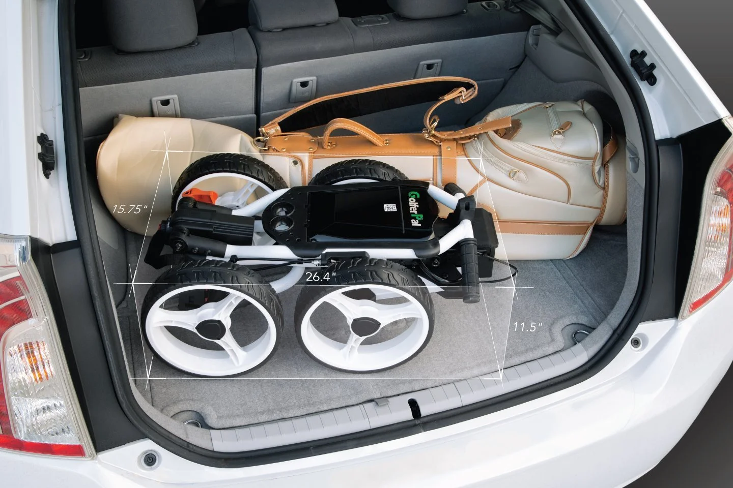 The EasyPal folds up and down using an electric motor