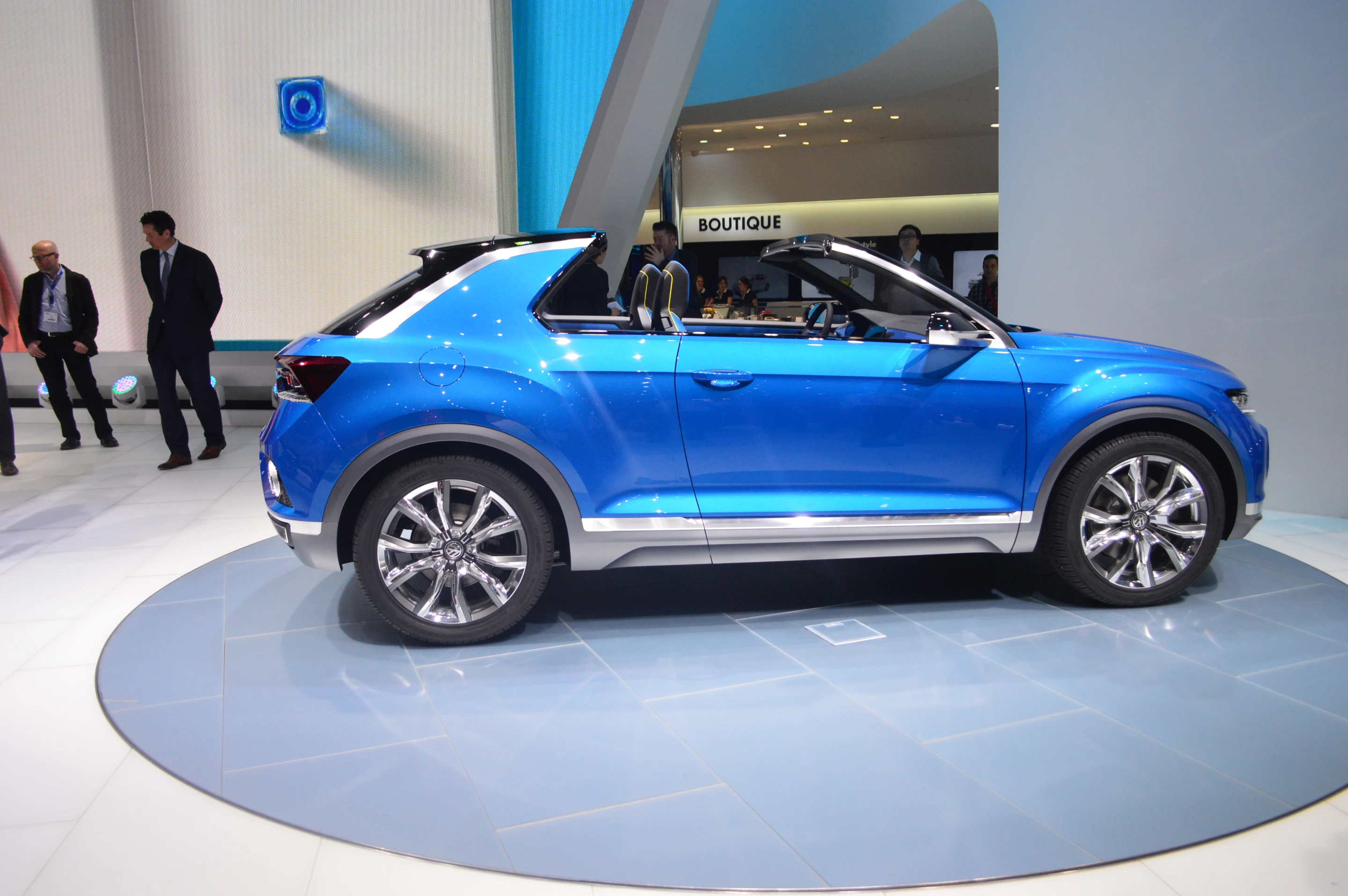 Volkswagen's T-ROC concept SUV, at the Geneva Motor Show