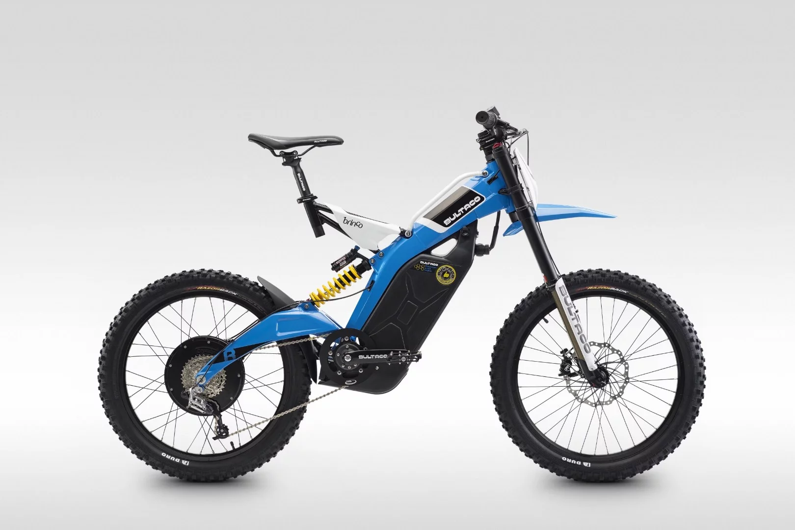 The Brinco weighs 86 lb