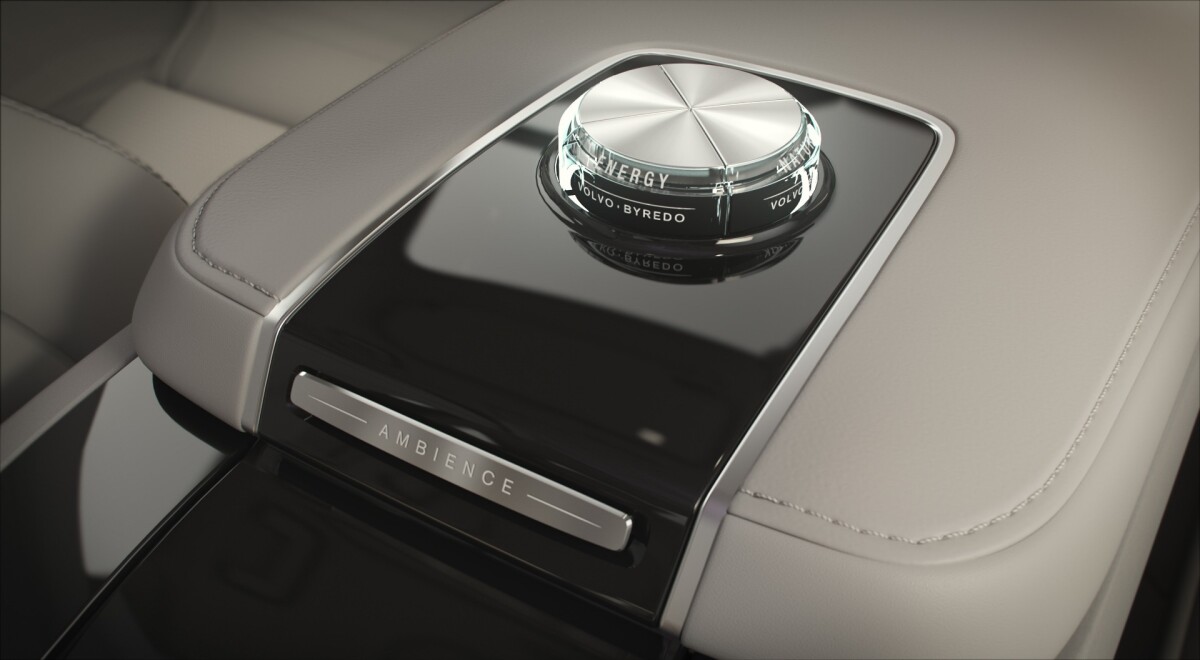 The pop-up scent dispenser of Volvo's Ambience Concept
