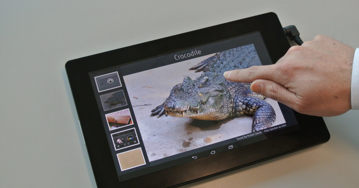 Fujitsu Labs develops prototype haptic sensory tablet