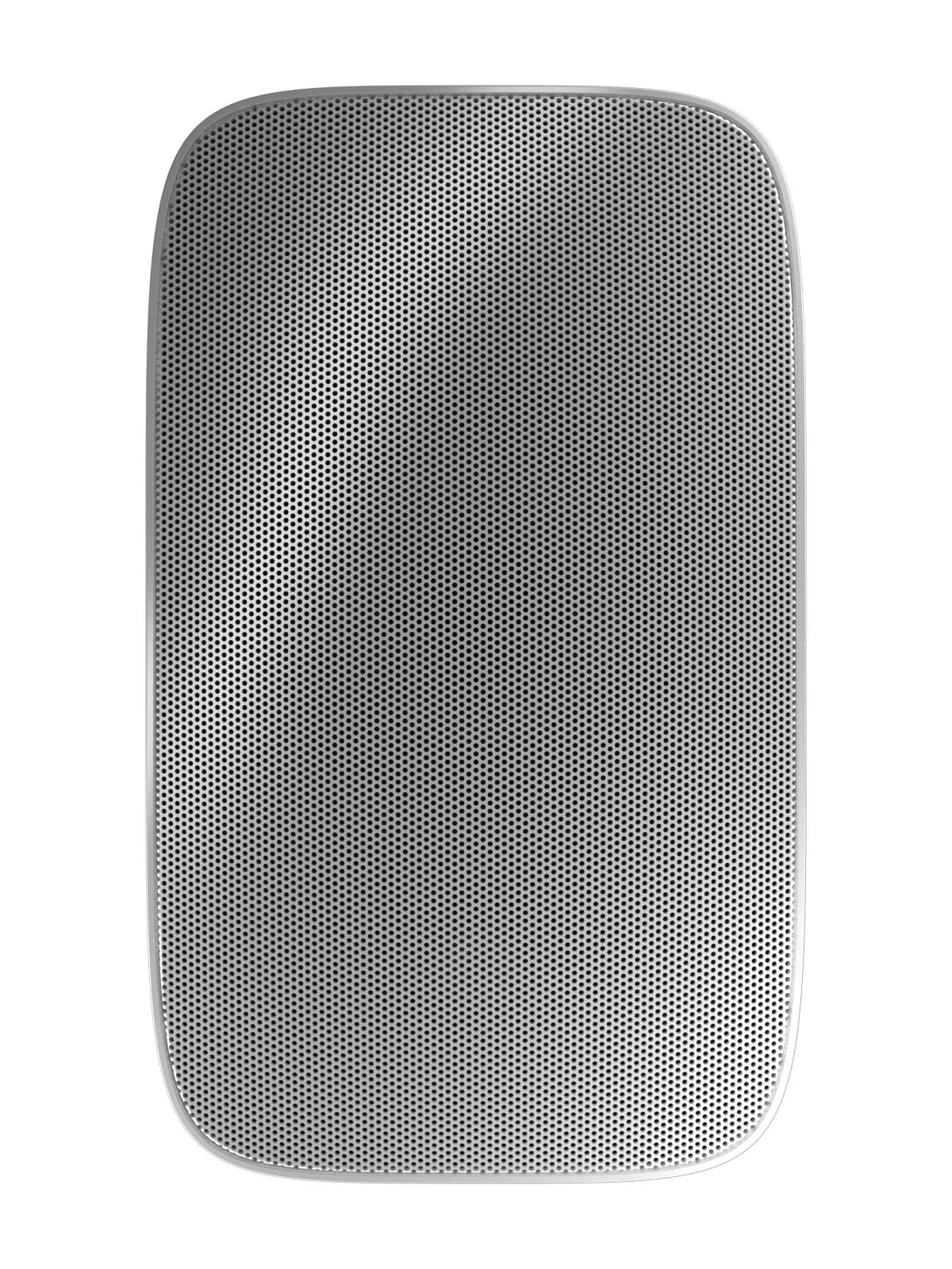 The glass-filled plastic housing is fronted by an aluminum grille