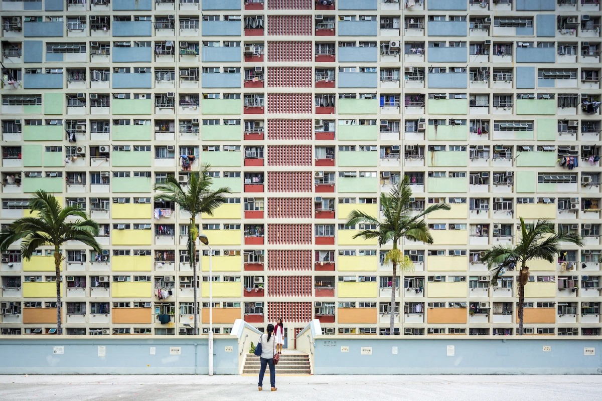 Italy's Fabio Mantovani took this colorful shot of the Choi Hung Estate in Hong Kong. The image was entered into the Sense of Place category