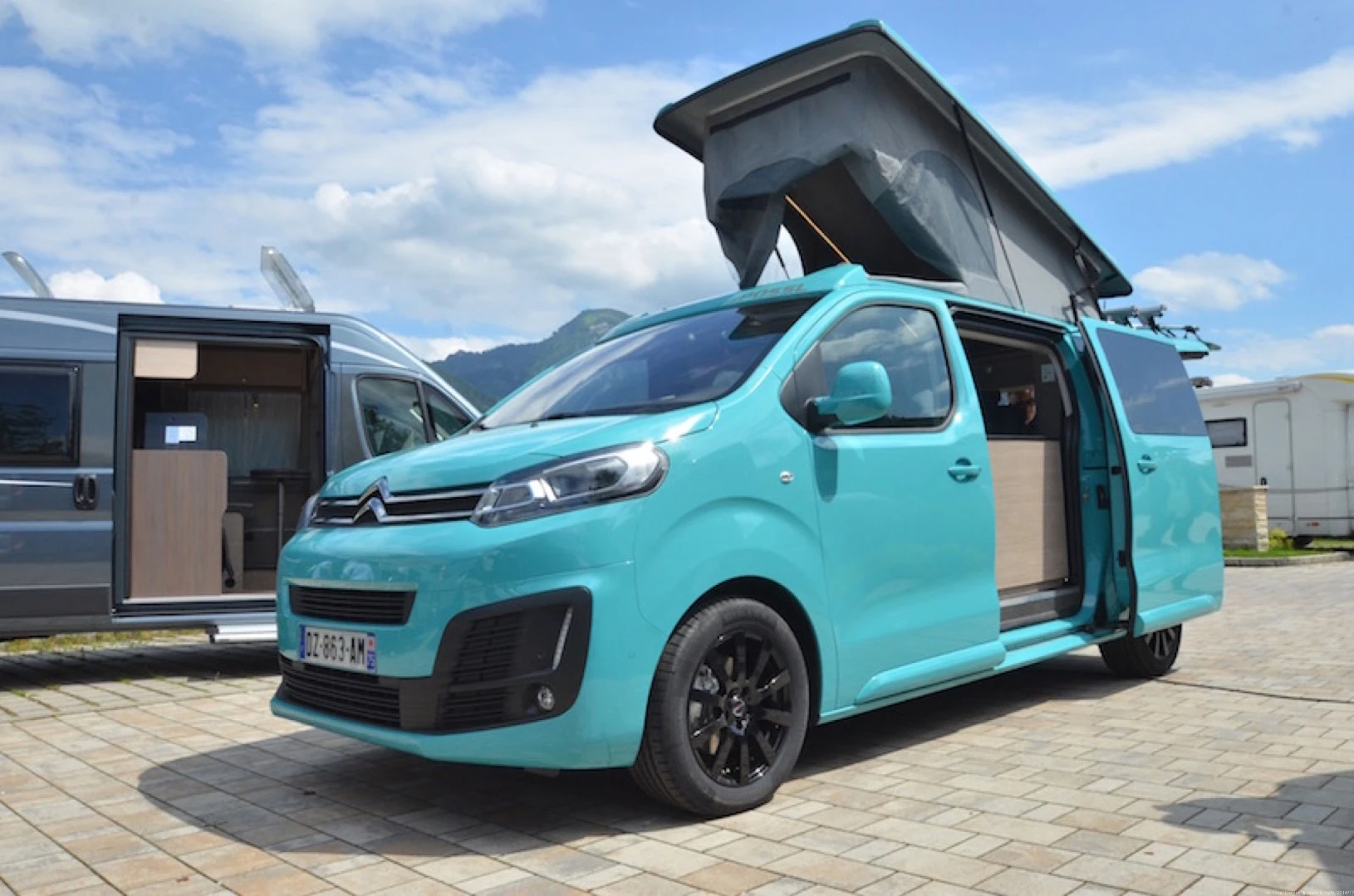 Pössl's Campster is a small, versatile camper van that sleeps four and converts into more everyday driving form