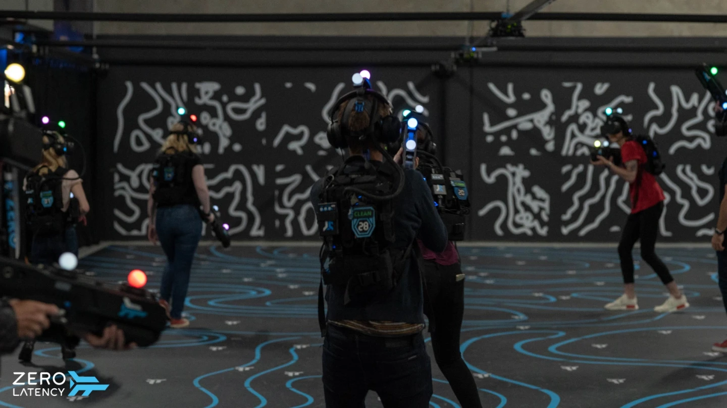 Zero Latency lets up to eight players roam free in a warehouse space of 200 sq m (2,153 sq ft)