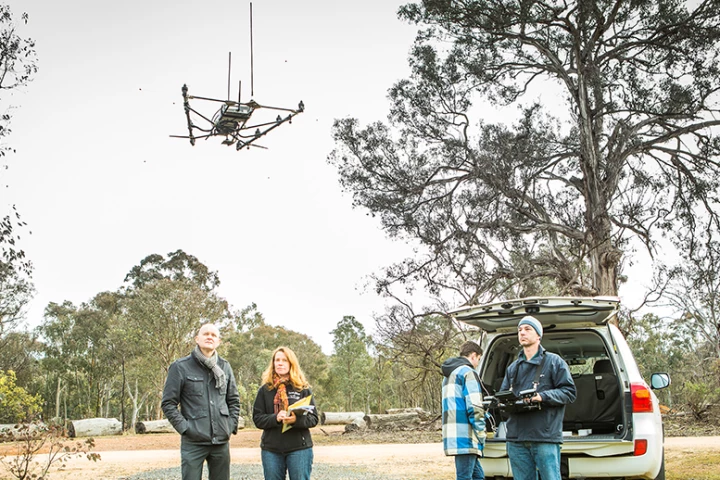 Researchers have built the first drone to track radio-tagged wildlife