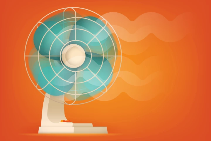 Study shows the difference humidity makes when using an electric fan
