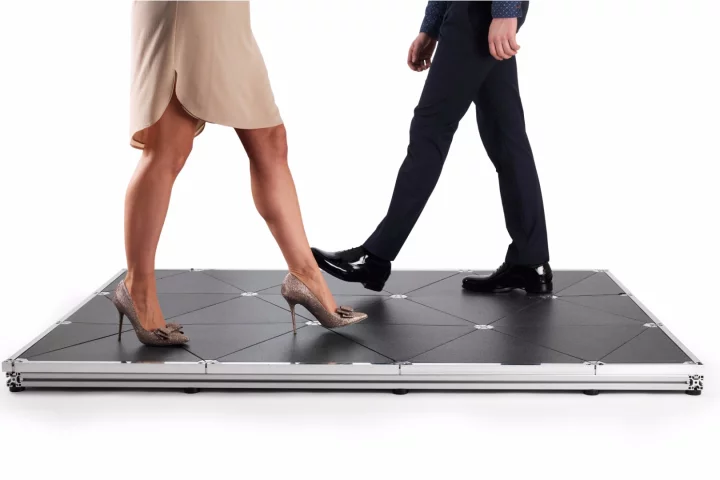 The tiles have a new triangular design that is said to maximize energy and data capture