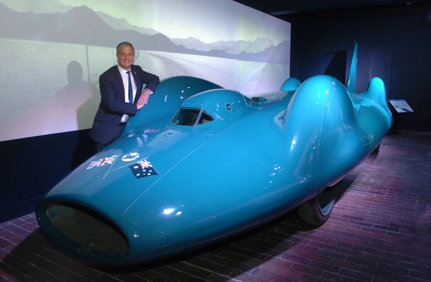Don Wales and the Bluebird CN7