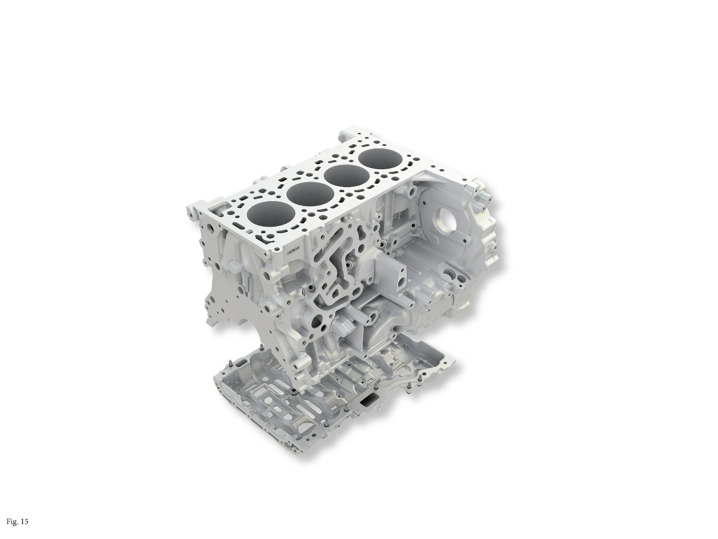 The all-aluminum architecture of the E 220 d engine lightens weight considerably