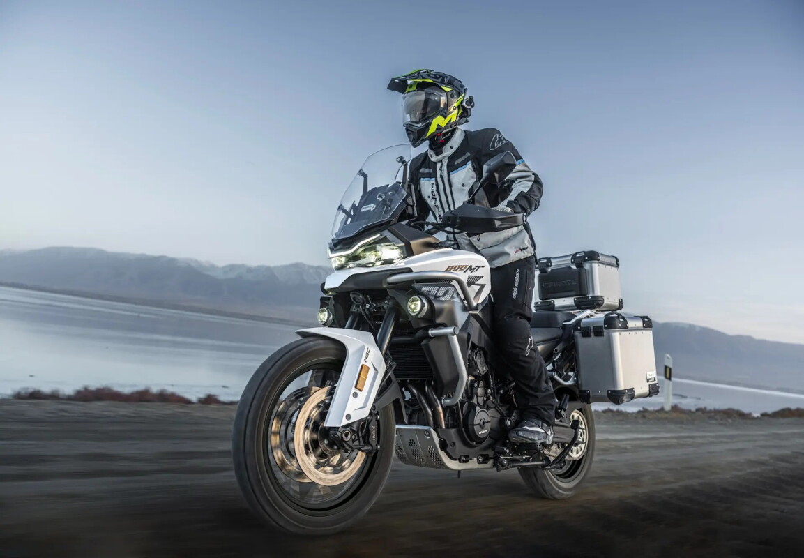 High-value CFMoto adventure tourer smooths ride with smart suspension