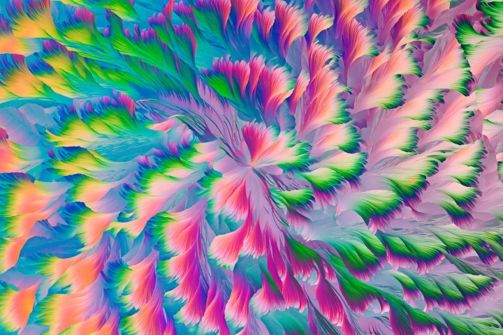 Honorable Mention: Crystalline pattern, like the big cotton padded jacket pattern handed down during the Chinese Spring Festival