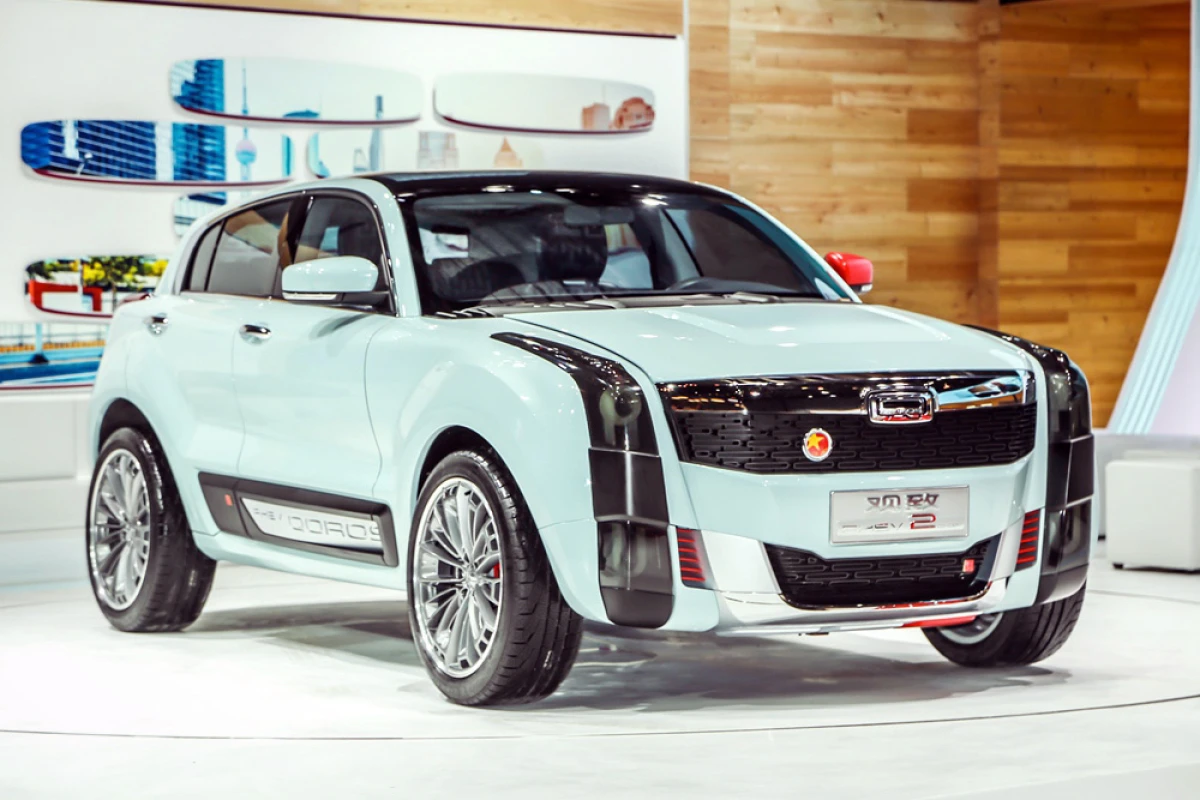 The Qoros 2 SUV PHEV Concept that debuted at Auto Shanghai 2015
