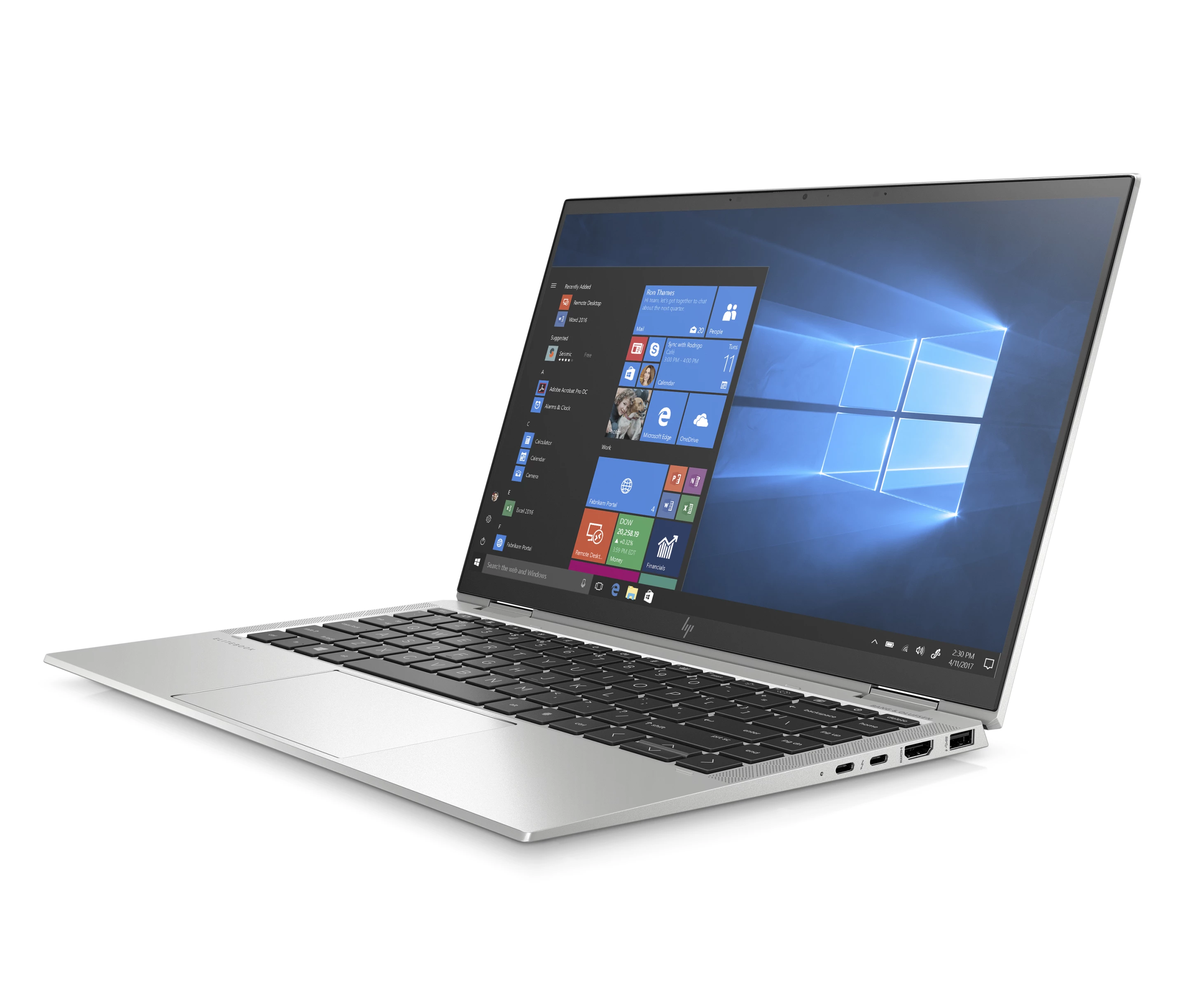 The EliteBook x360 1040 G7 convertible can be had with up to 10th Generation Intel Core i7 processors and 32 GB of RAM