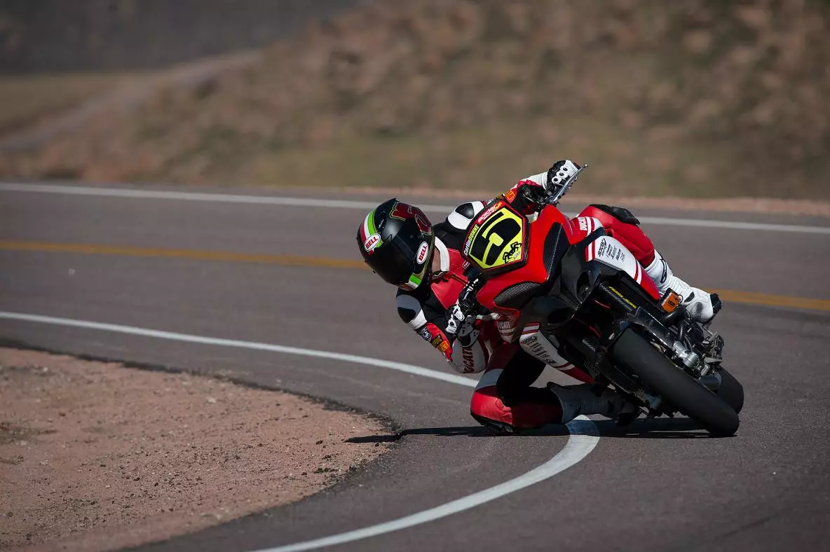 Ducati rider Carlis Dunne set the fastest time for a motorcycle (Photo: Scott Paine)
