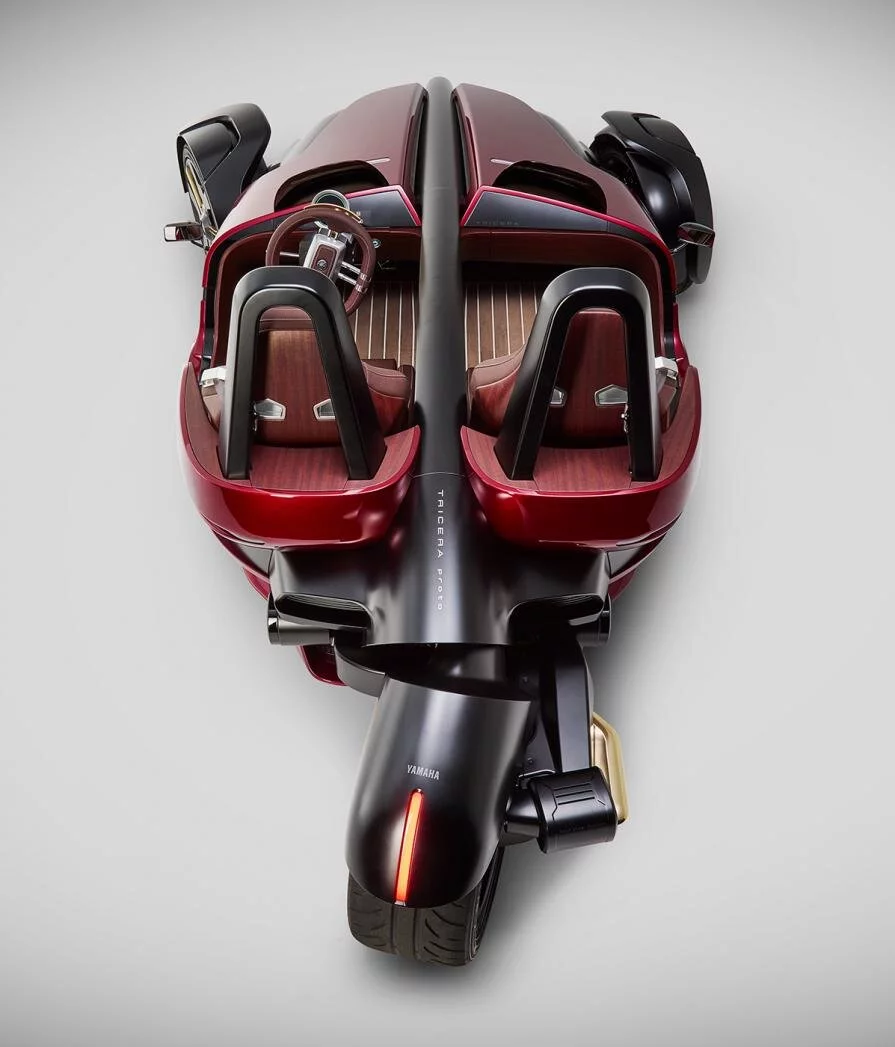 The Tricera's three-wheel steering system should make for sharp handling and maneuverability