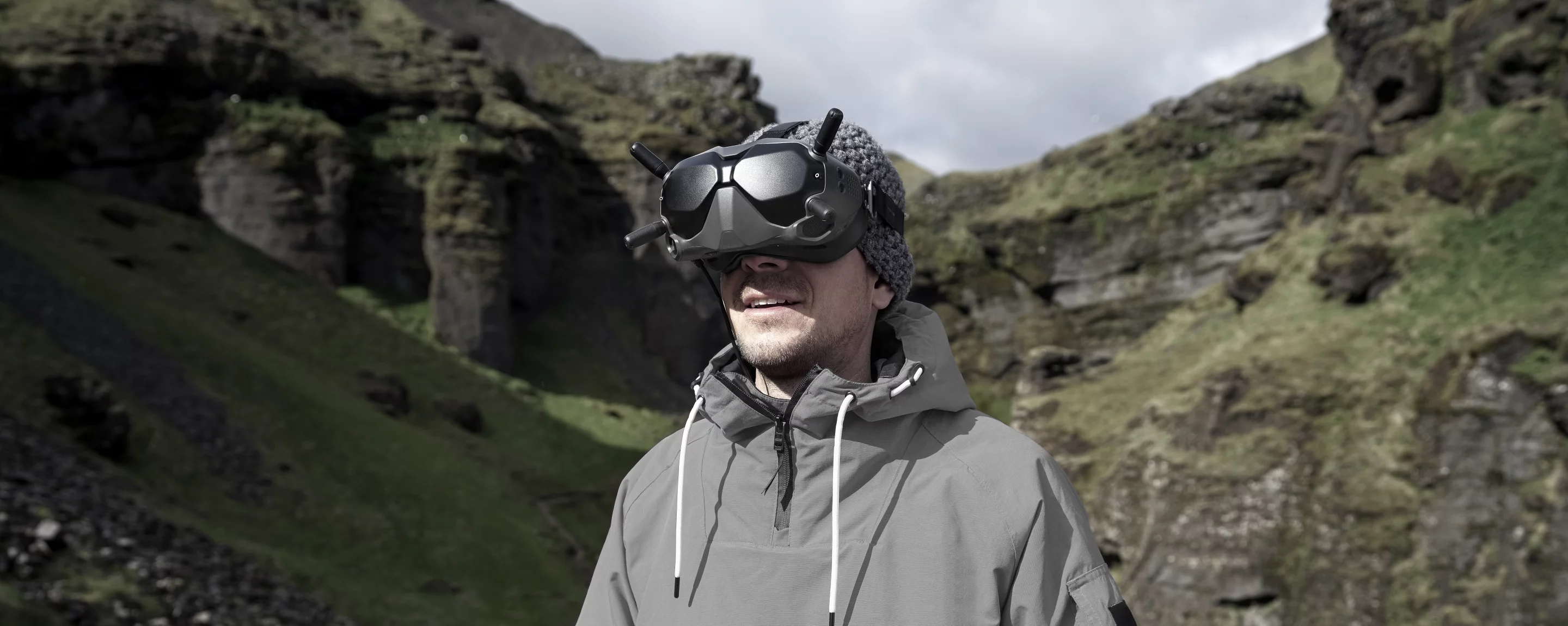 DJI's goggles in the wild