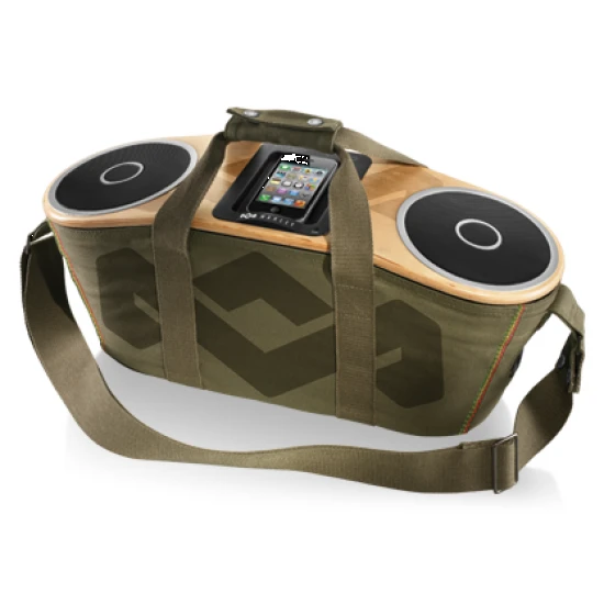 The House of Marley's new Bag of Rhythm personal speaker system