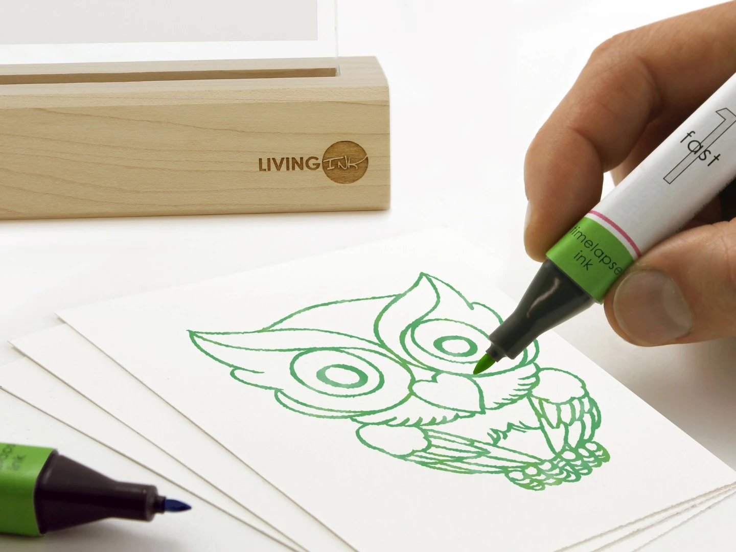 Living Ink sees artwork grow over the course of a few days