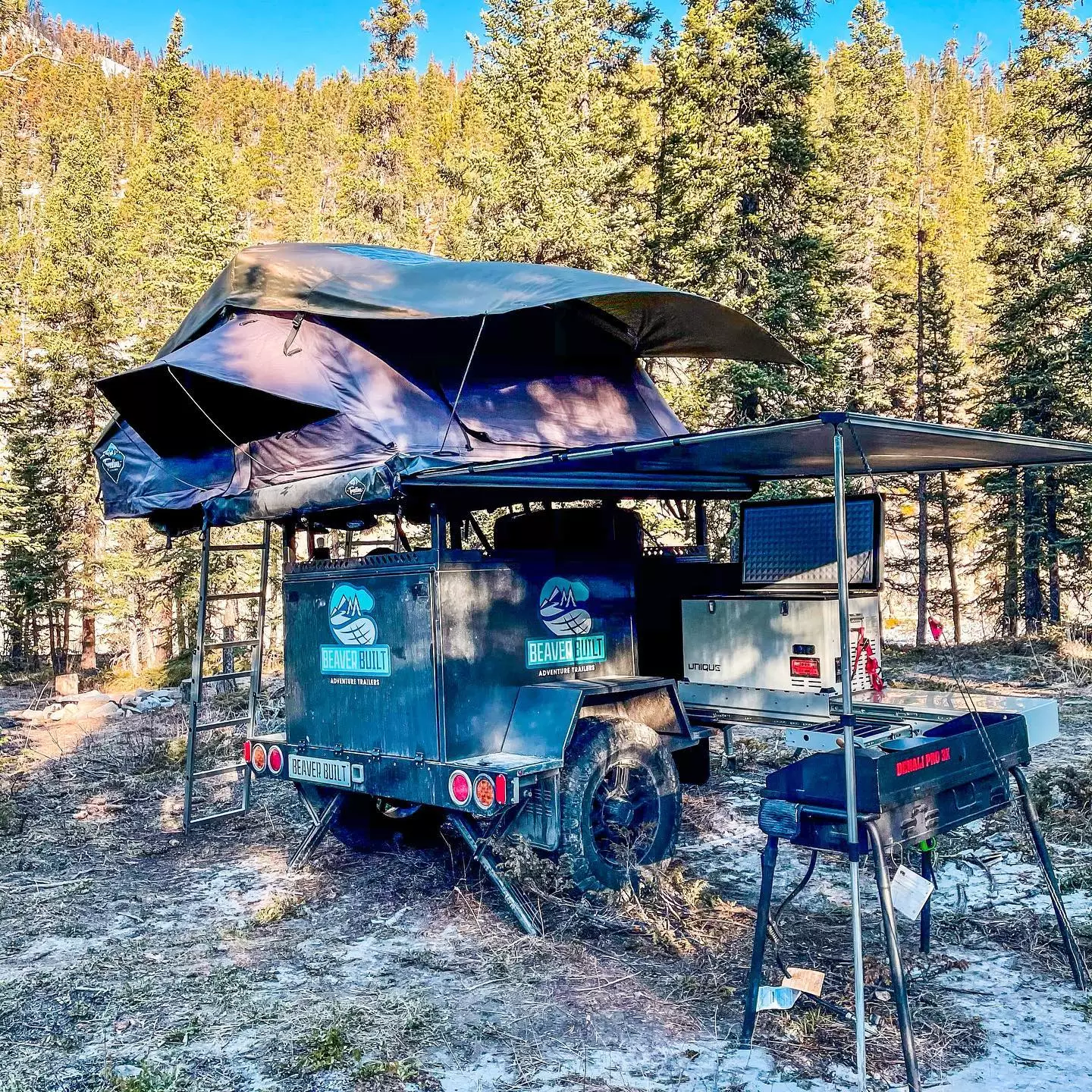 Buyers can add Beaver Built's kitchen box or bring their own stove and equipment