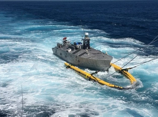 The UISS being recovered during trials