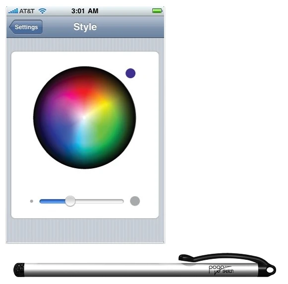 Adjust the color and line thickness of your signature easily