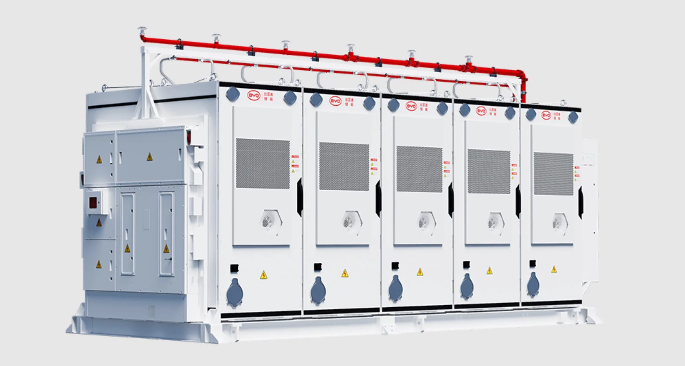 The sites will get BYD's new-generation MC Cube-T Energy Storage System with its energy-dense Blade batteries inside