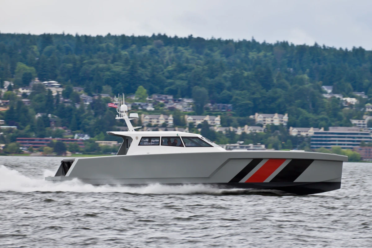 Zyvex Marine's latest nanotech-enabled lightweight boat, the LRV-17