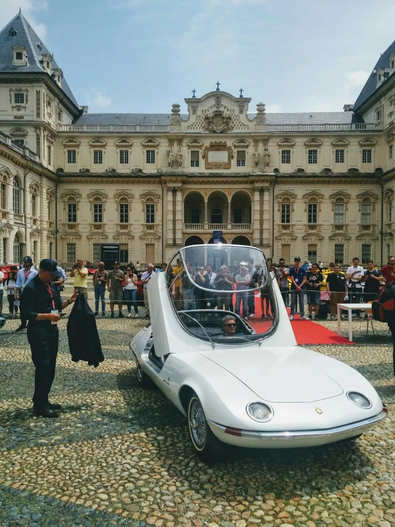 Giorgetto Giugiaro's 1963 Chevrolet Corvair Testudo, winner of the 'Questione di Stile' class