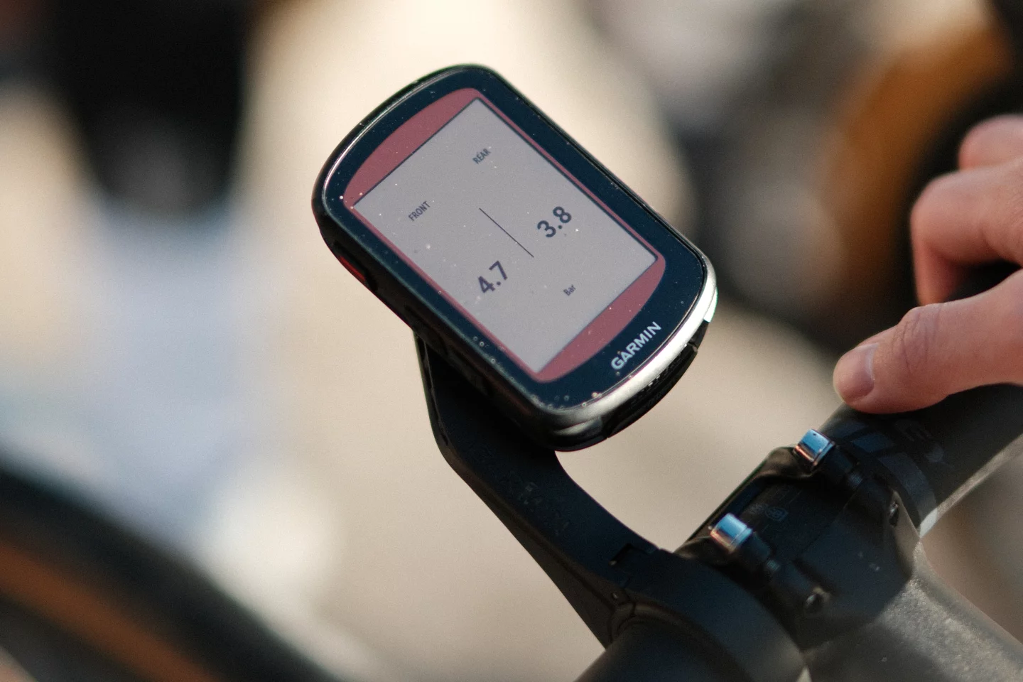 The tube also works with Garmin cycling computers