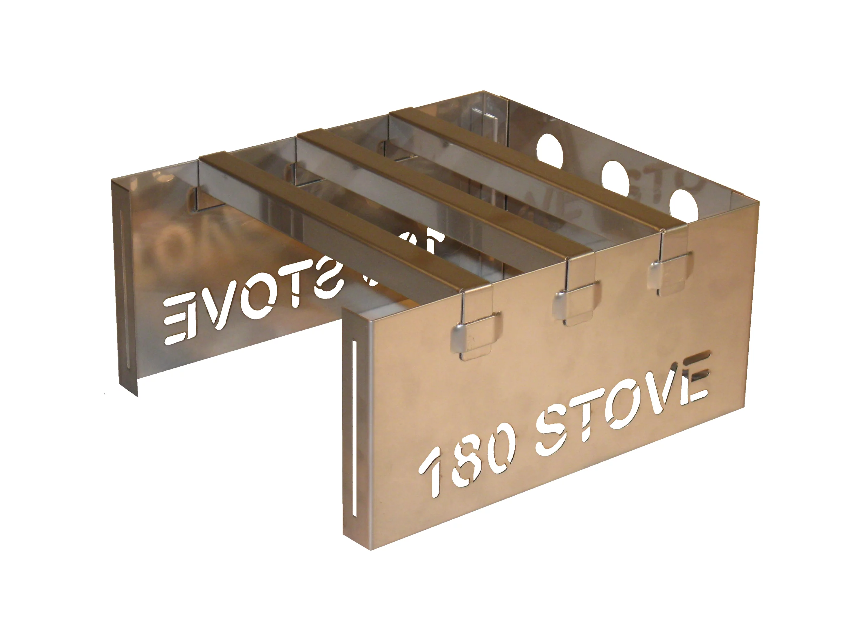 The 180 Stove assembles in minutes to give you a stable cooking platform