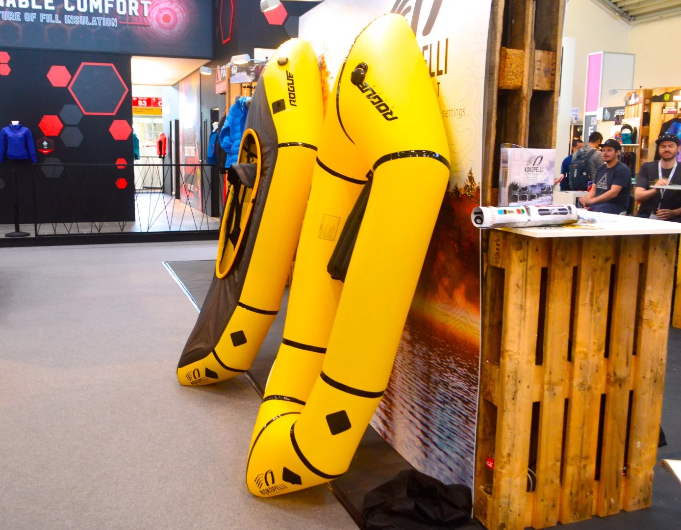 Kokopelli Rogue packrafts at ISPO 2018