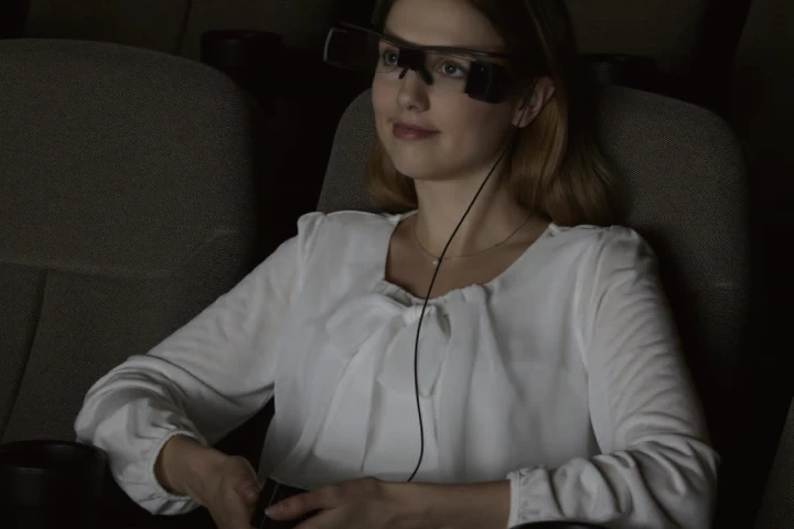 With Sony's Entertainment Access Glasses, the hearing impaired can see private closed captions projected right in front of their eyes in movie theaters