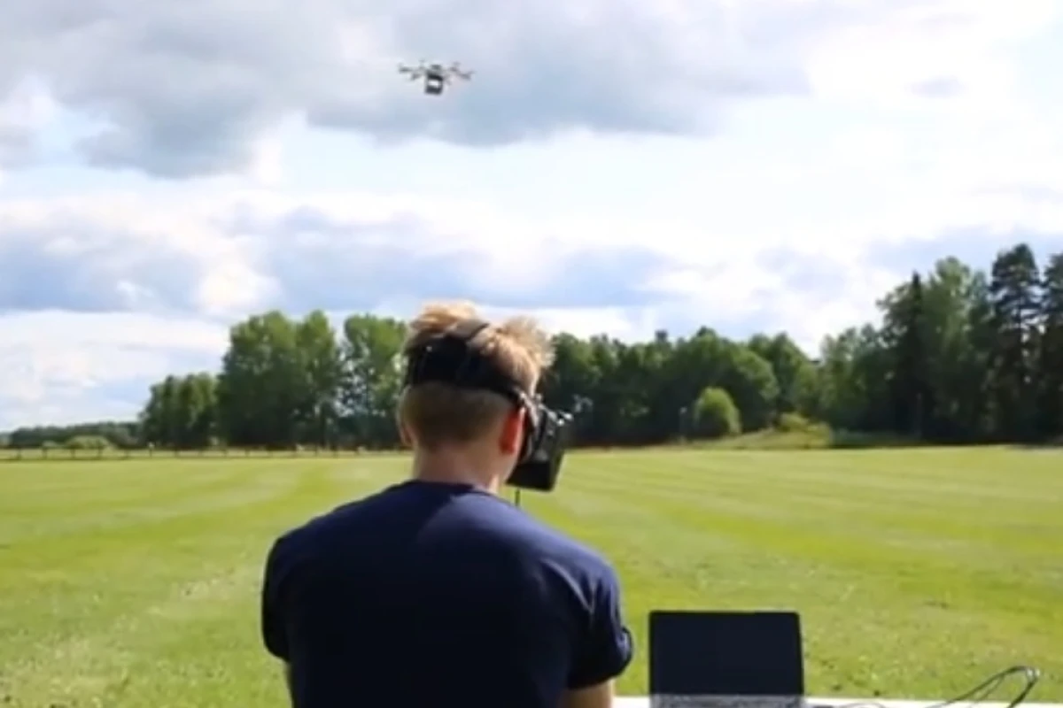 A test run of the Oculus Rift FPV