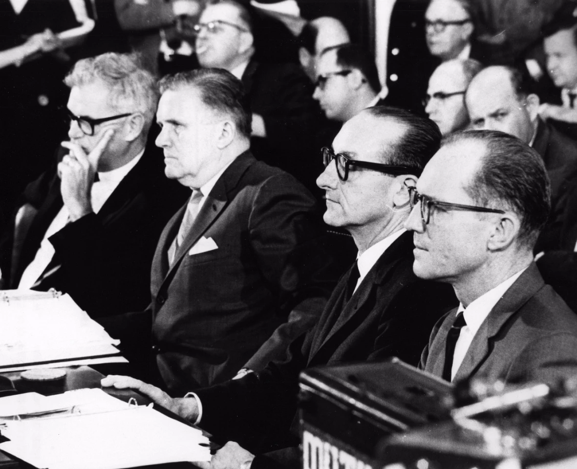 NASA administrators being questioned by the US Senate
