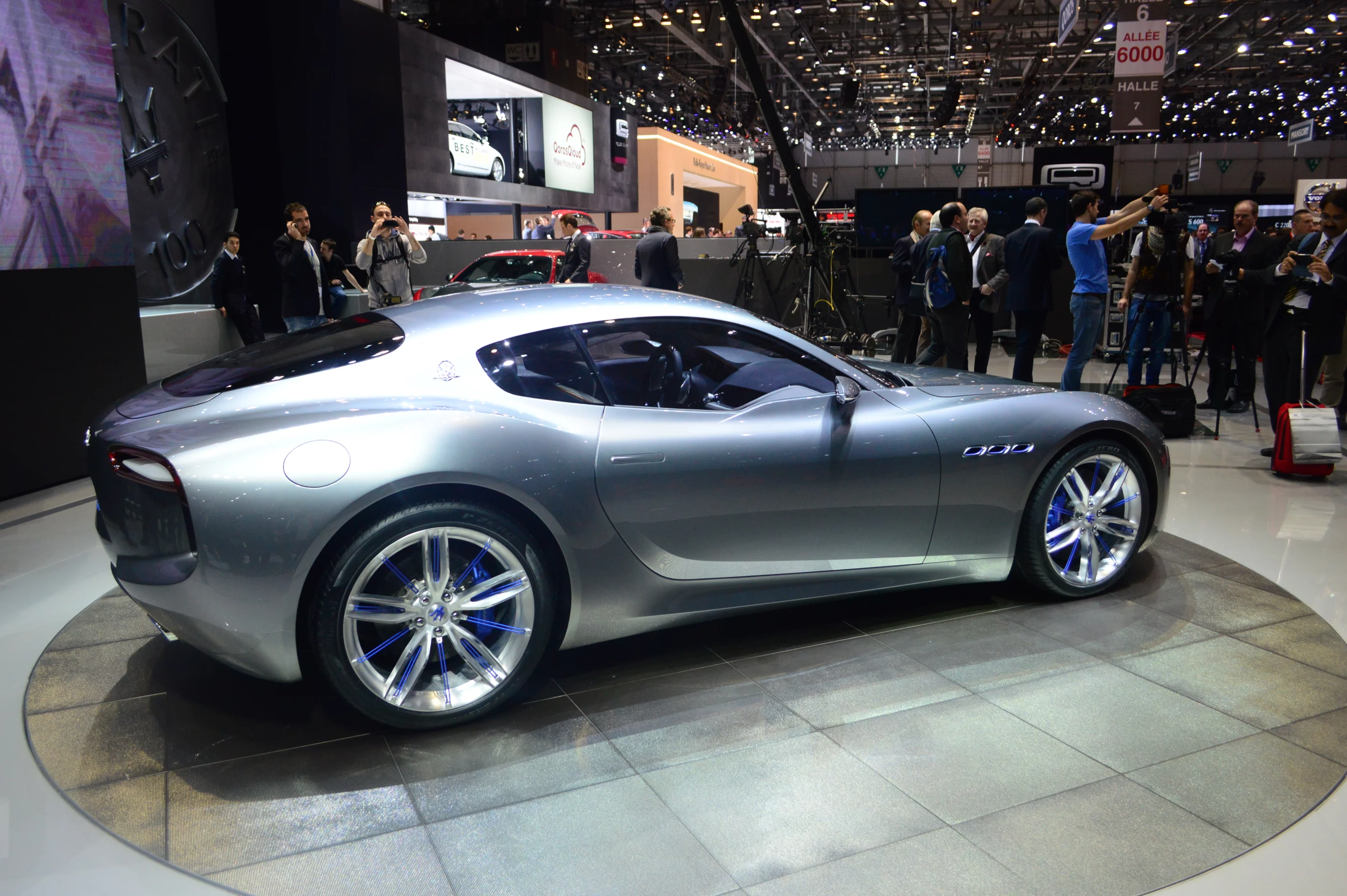 The Alfieri’s stylistic details are intense, and evocative of the A6 GCS-53 (Photo: CC Weiss/Gizmag)