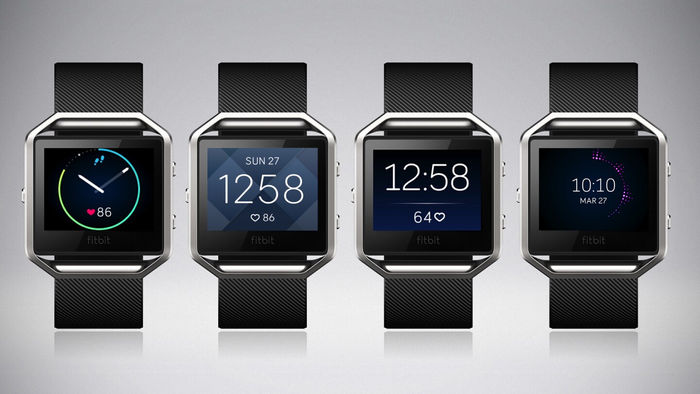 Fitbit gives users a few different options for the watch face