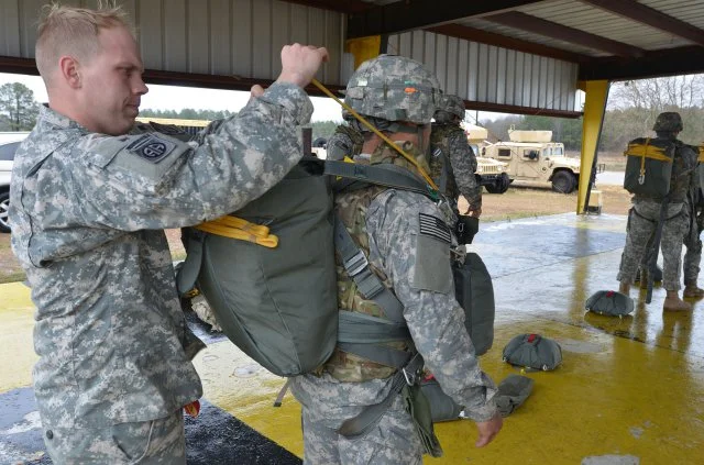 The test drops were intended to demonstrate the comfort and safety of the IOTV for paratroopers