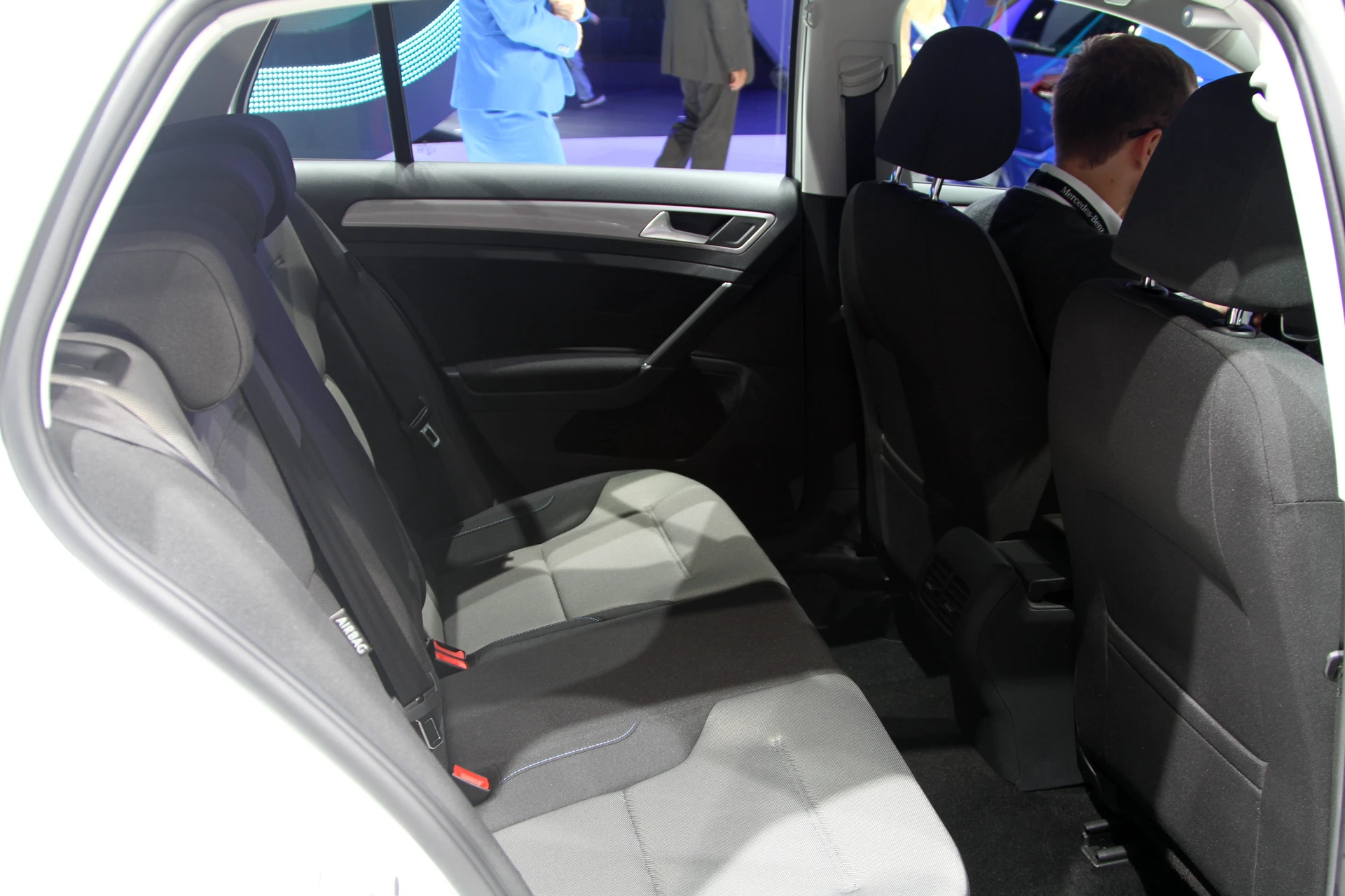 In the back of the e-Golf (Photo: Gizmag)