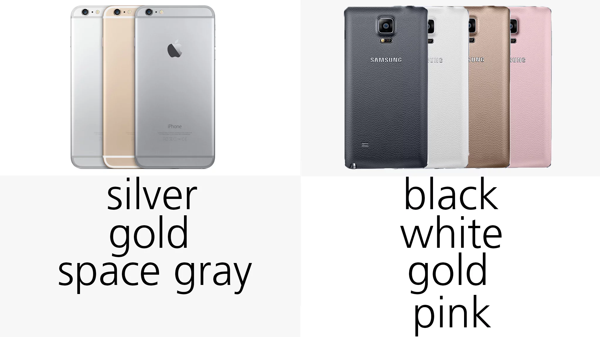 Color options