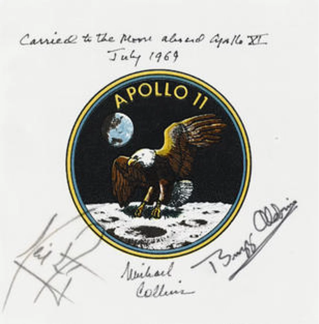 Emblem flown on Apollo 11