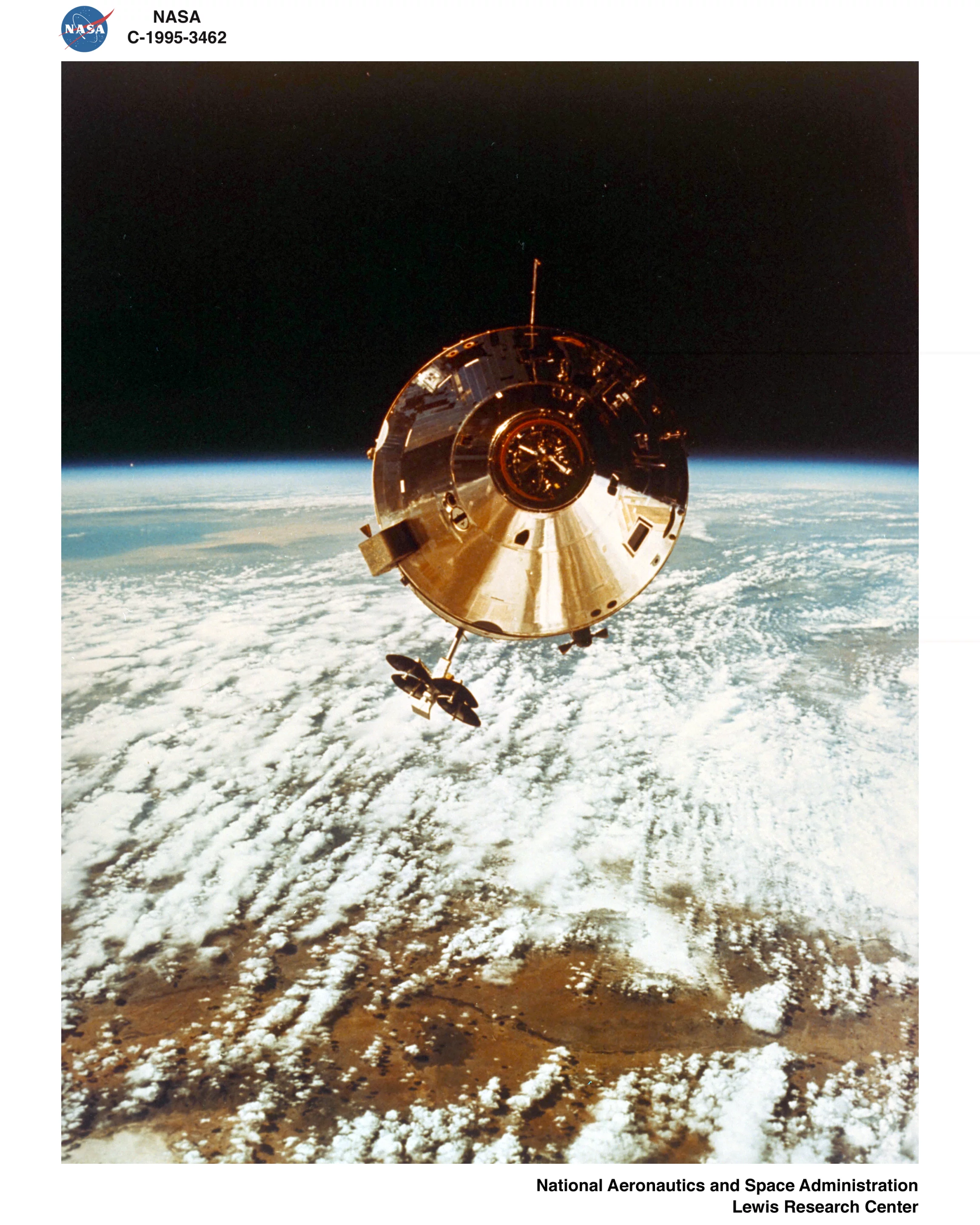 Endeavour in Earth orbit