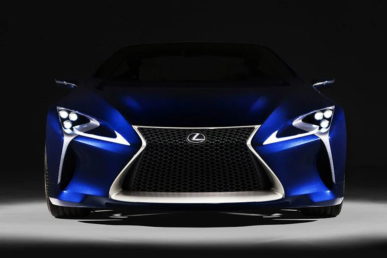 The Lexus LF-LC Blue concept vehicle