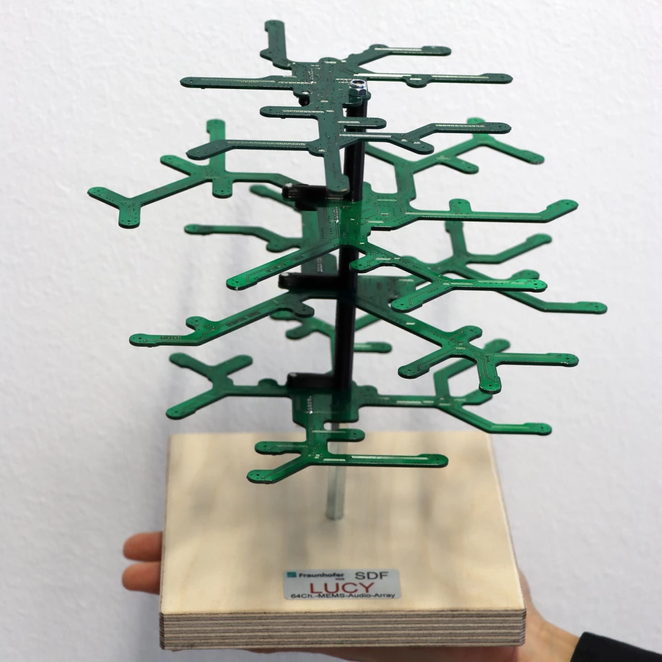 The present version of LUCY, which incorporates 48 MEMS microphones