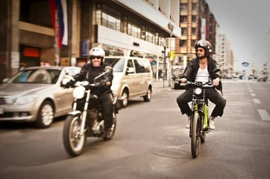 You might even raise the odd smile as you pass less environmentally-friendly vehicles