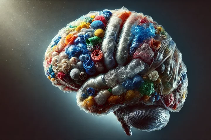 While our brains aren't entirely made of plastic yet, a new study shows a disturbing trend in that direction