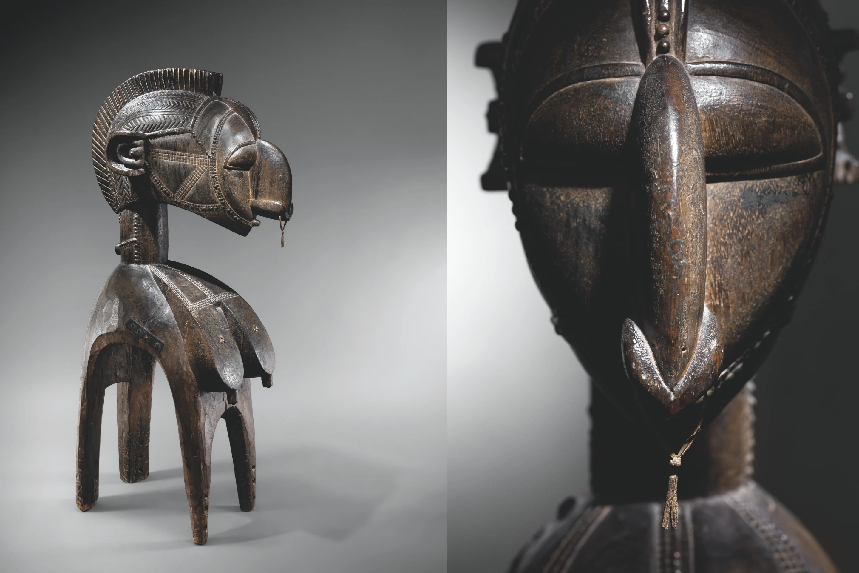 We're not quite sure if this qualifies as headwear - it's a Nimba Baga Shoulder Mask (Guinea) that sold for €4,700,000 ($5,612,270) at Christie's on 23 June 2021